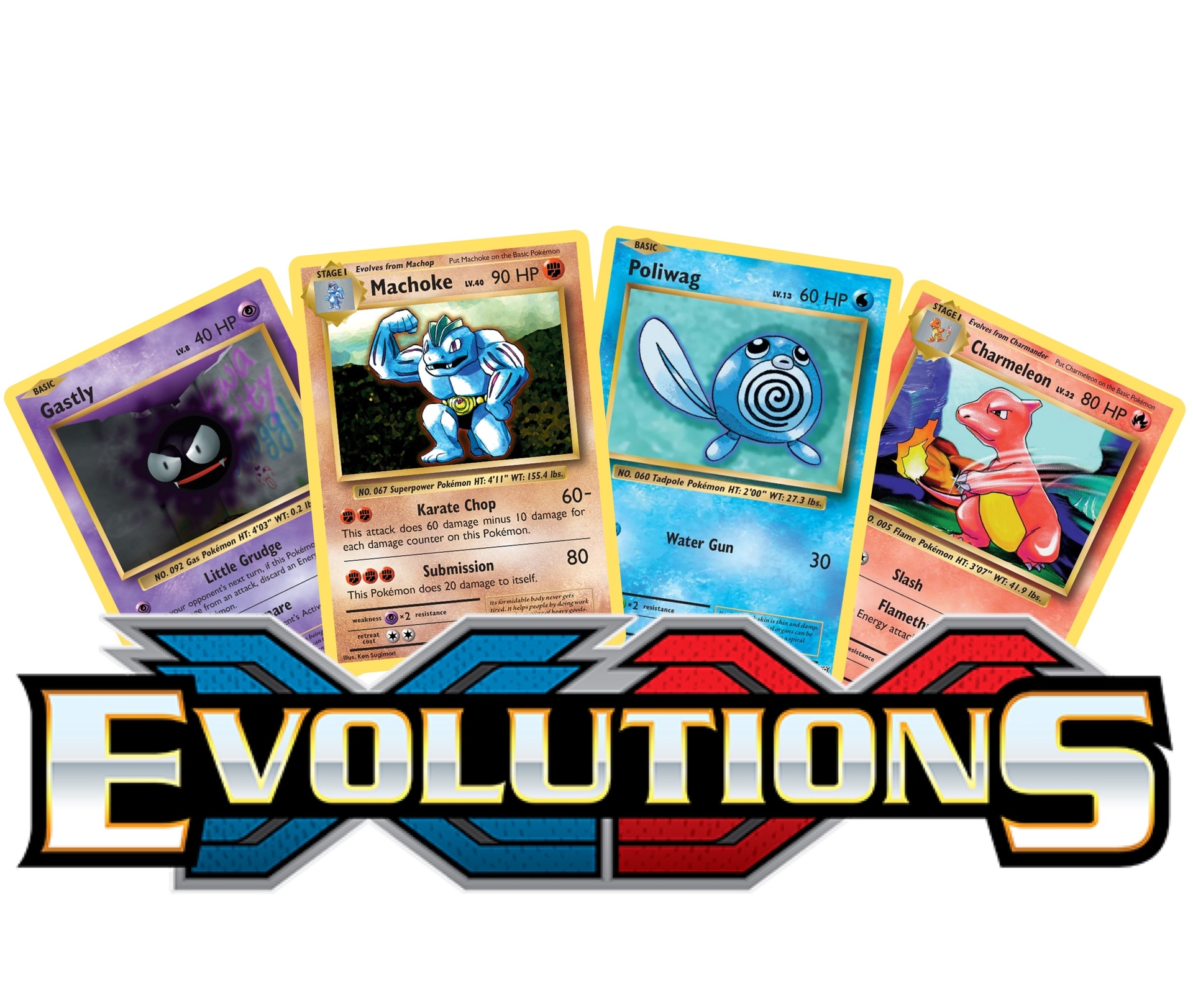 Pokémon EVOLUTIONS 10X  KAARTEN BUNDEL