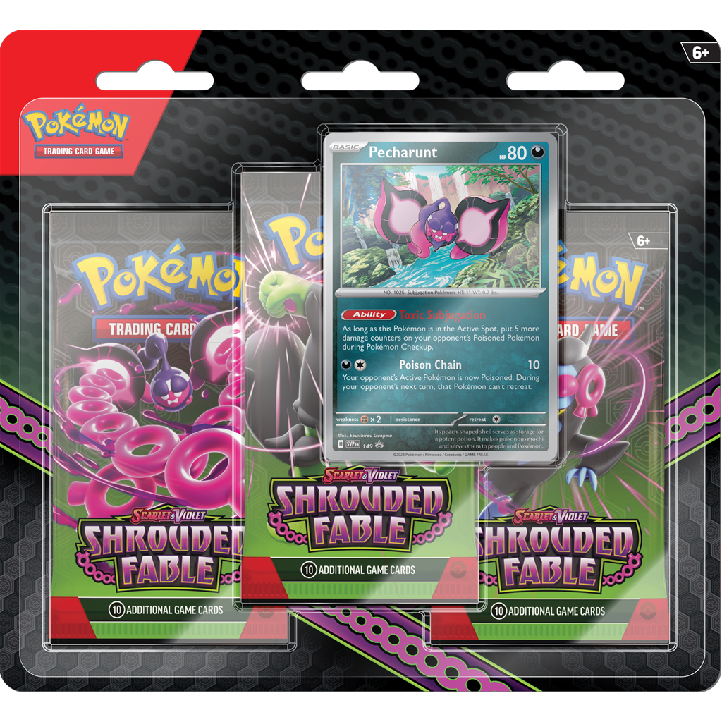 Pokémon Pokemon -Shrouded Fable 3 Booster Blister: Pecharunt