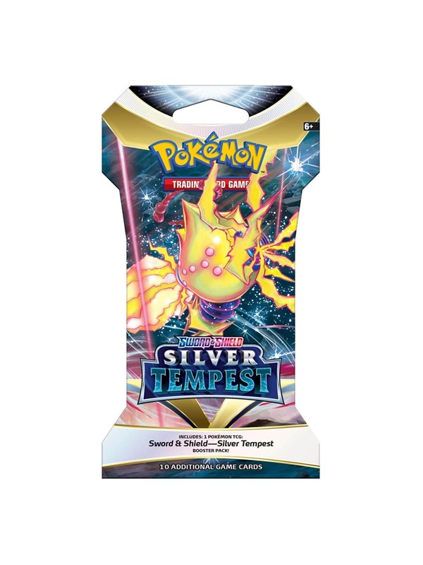 Pokemon TCG Sleeved Booster - Sword & Shield Silver Tempest