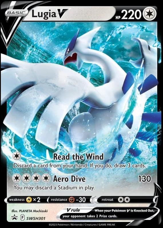 Pokémon Lugia V Oversized //  kaart Sword & Shield Promo