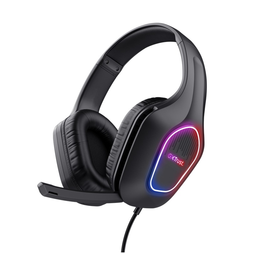 Trust GXT416 ZIROX LED Headset Zwart