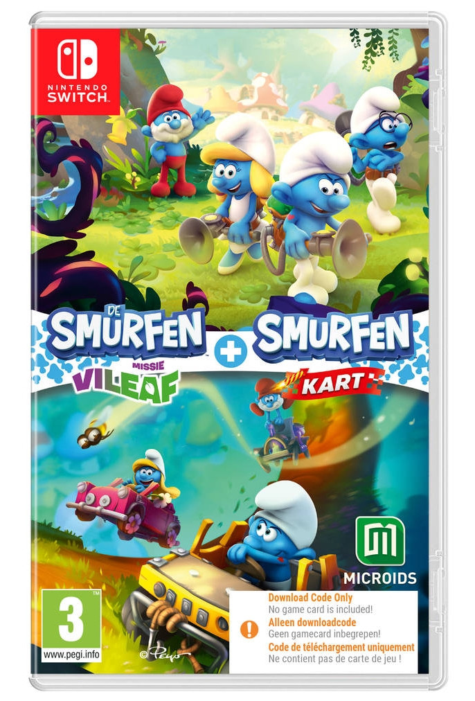 Mindscape De Smurfen Missie Vileaf + Smurfen Kart (Code in a Box)