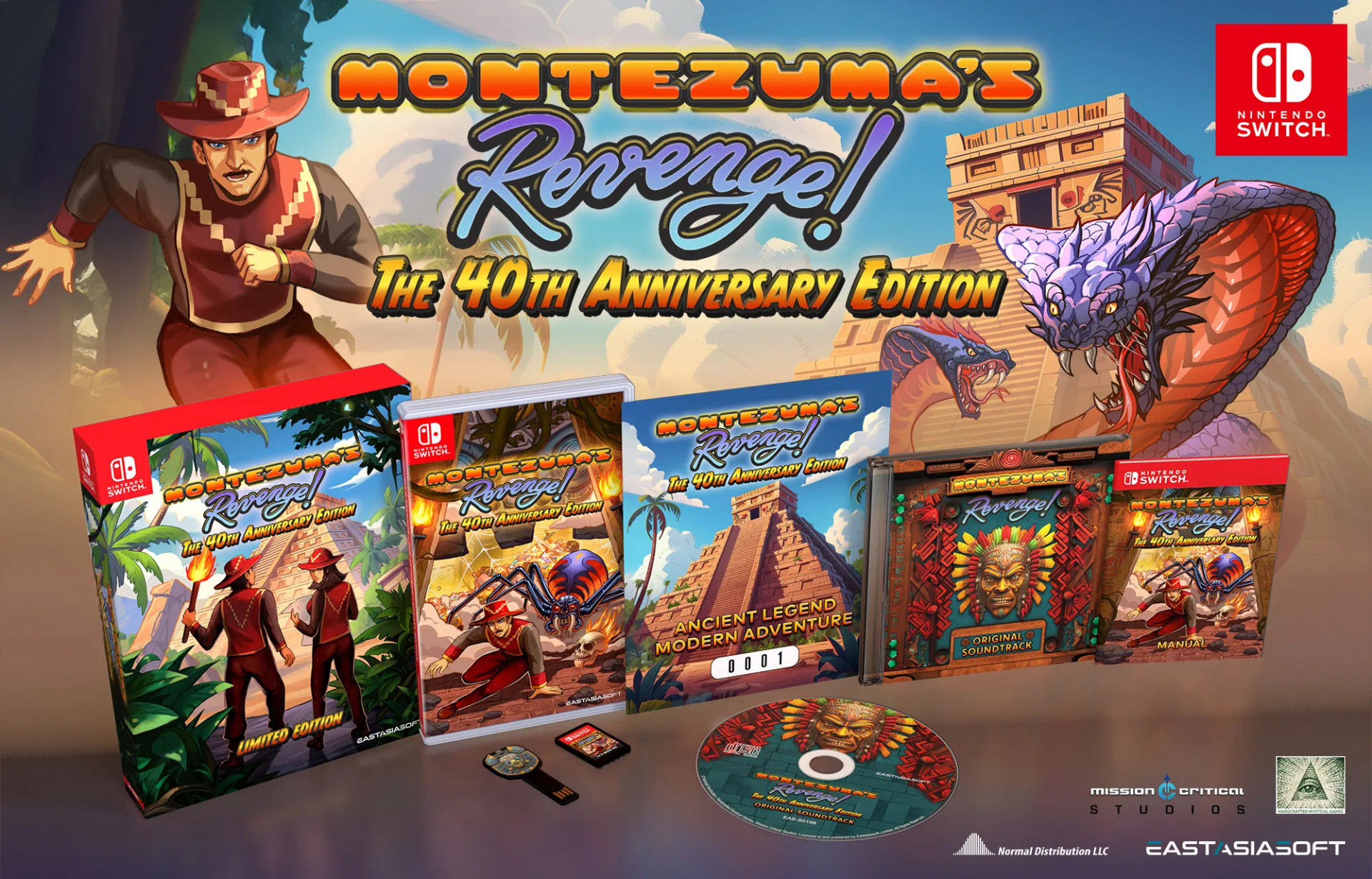 EastAsiaSoft Montezuma's Revenge the 40th Anniversary Edition Limited Edition