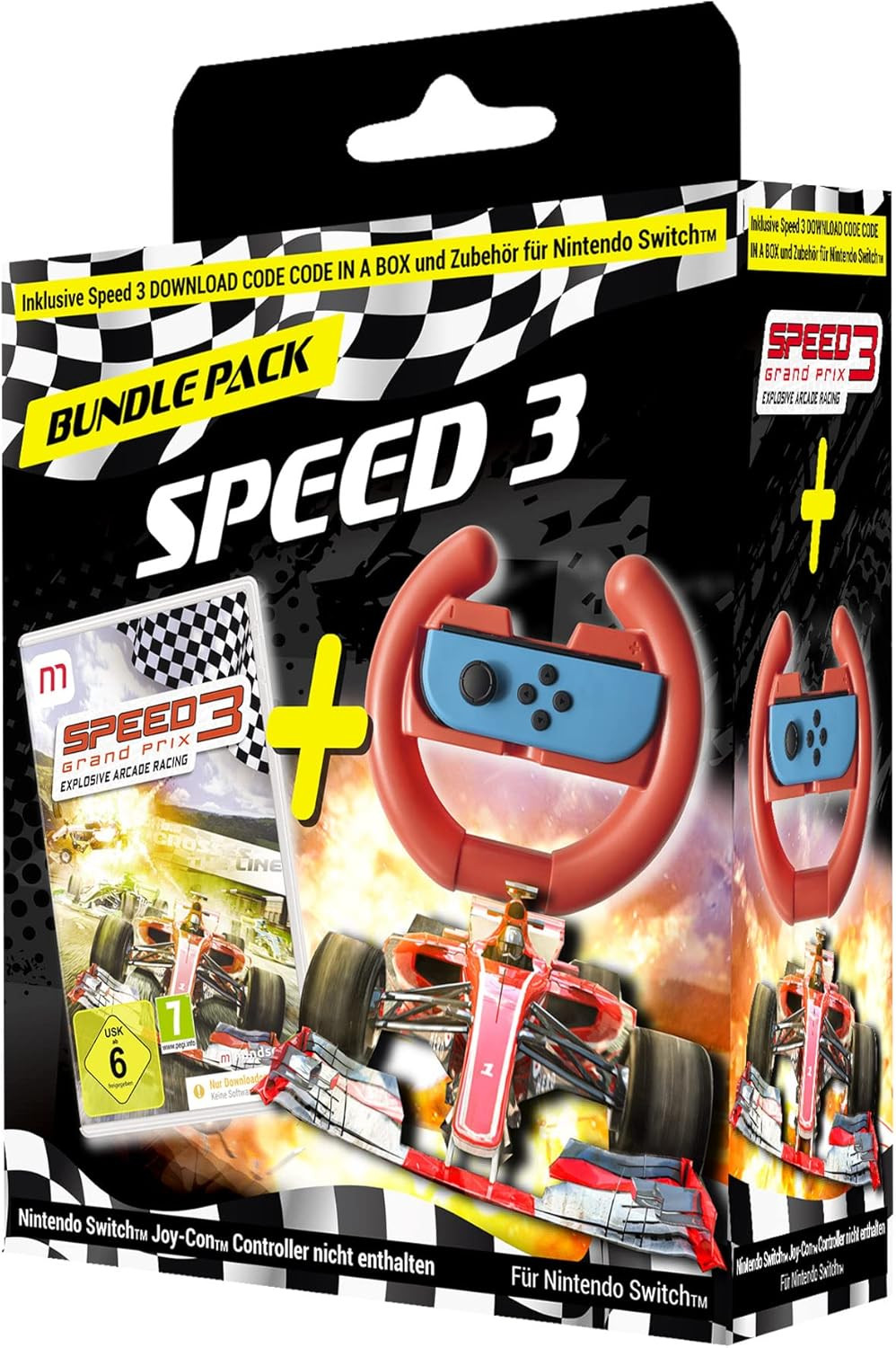 Mindscape Speed 3 GP + Racing Wheel Bundle Pack