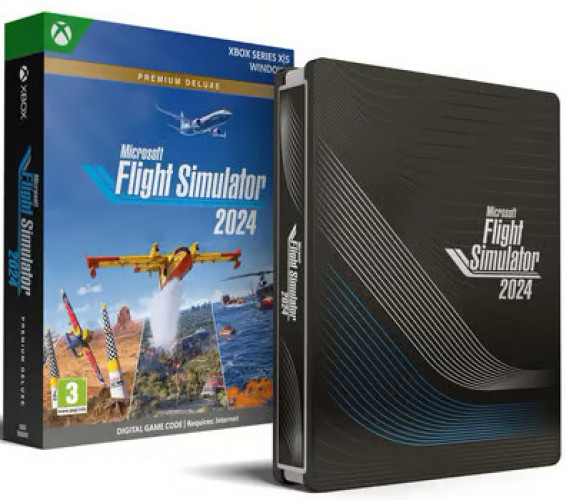 Microsoft Flight Simulator 2024 Premium Deluxe Steelbook Edition