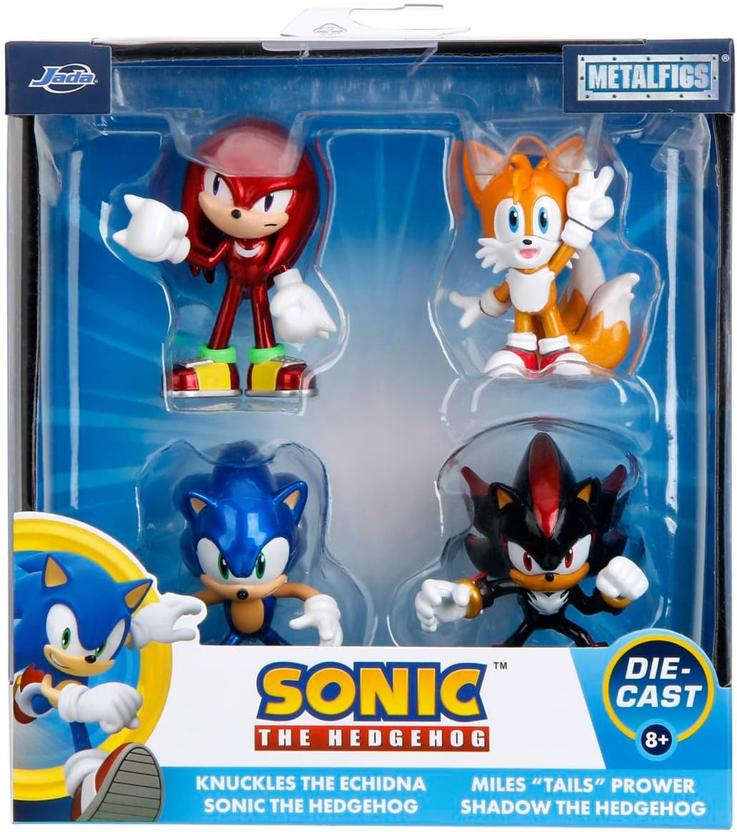 Jada Sonic the Hedgehog Die Cast 4 Character Pack