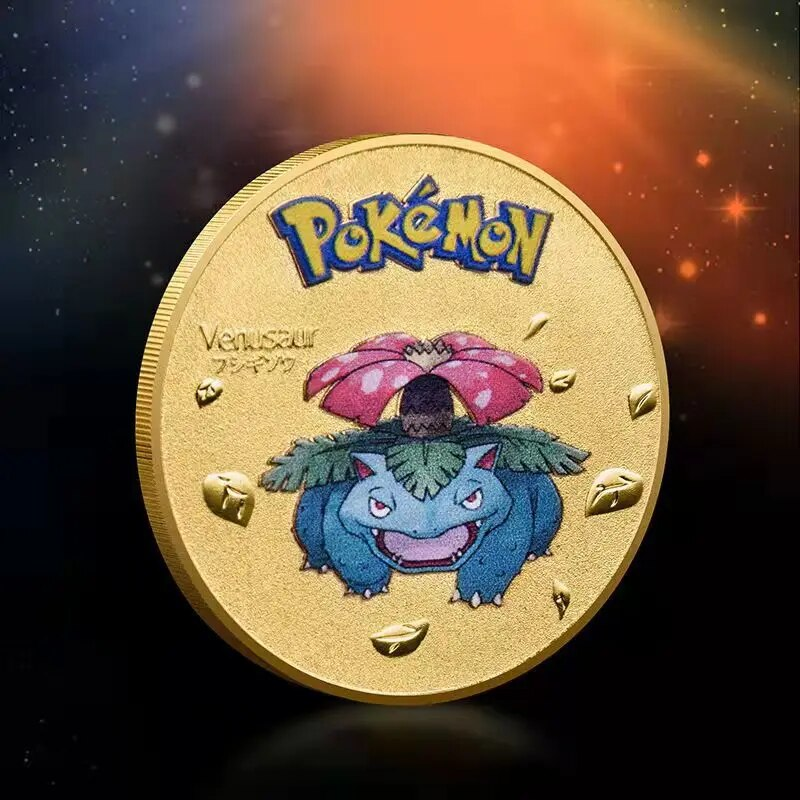 Pokémon  Collectible Gold Coin (6 verschillende )