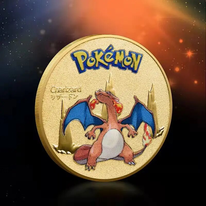 Pokémon  Collectible Gold Coin (6 verschillende )