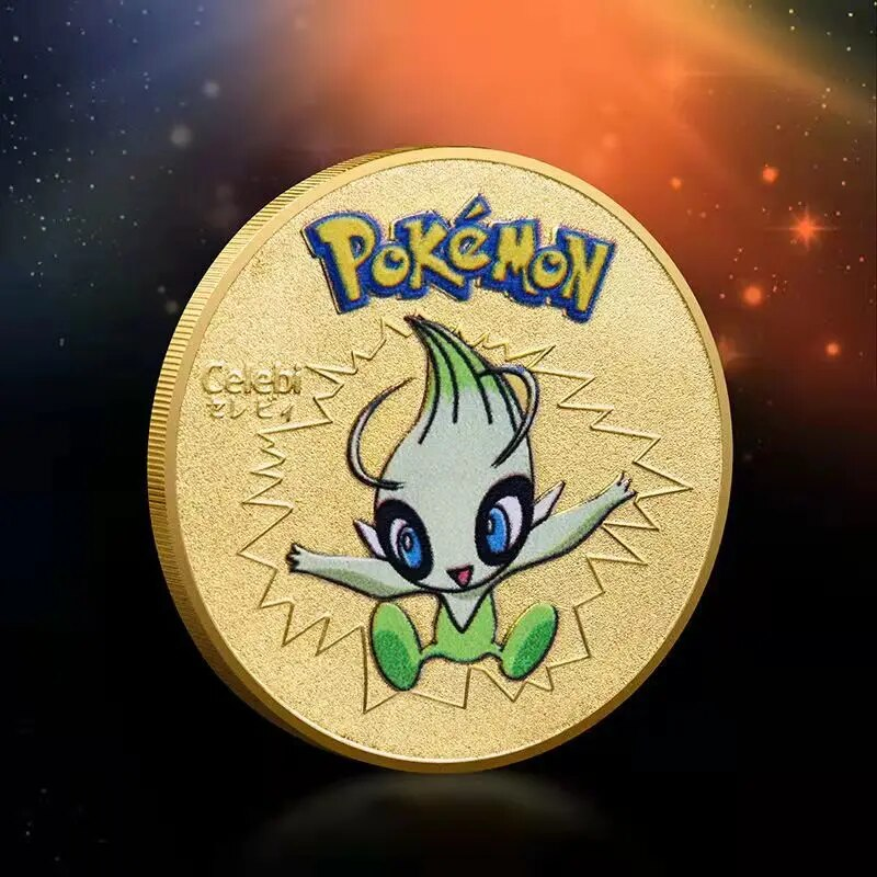 Pokémon  Collectible Gold Coin (6 verschillende )