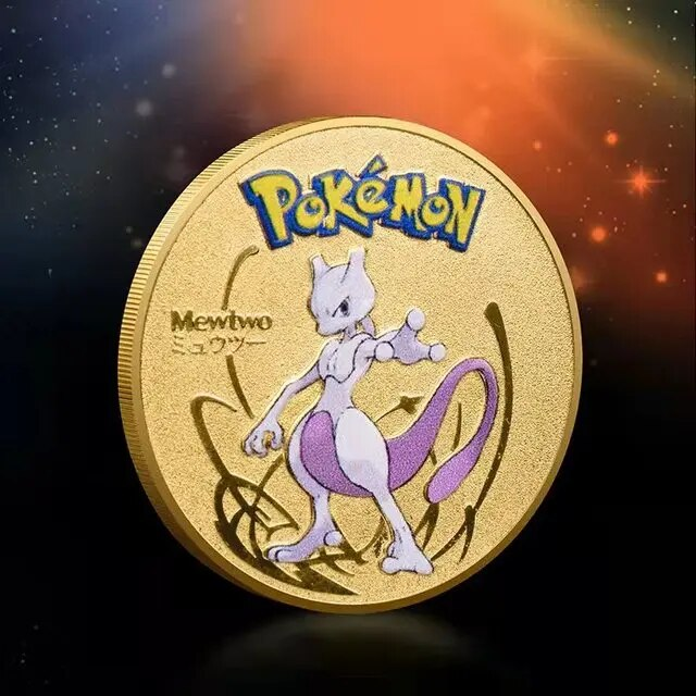 Pokémon  Collectible Gold Coin (6 verschillende )