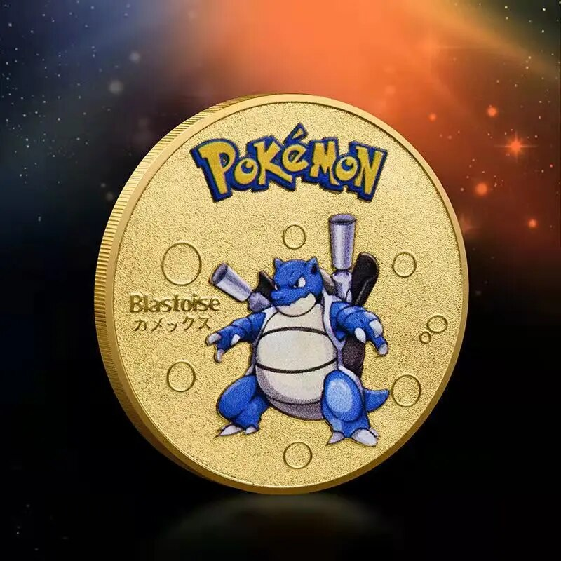 Pokémon  Collectible Gold Coin (6 verschillende )