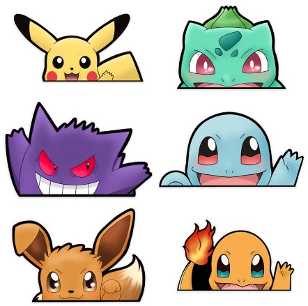 Pokémon Pokemon - Raamstickers