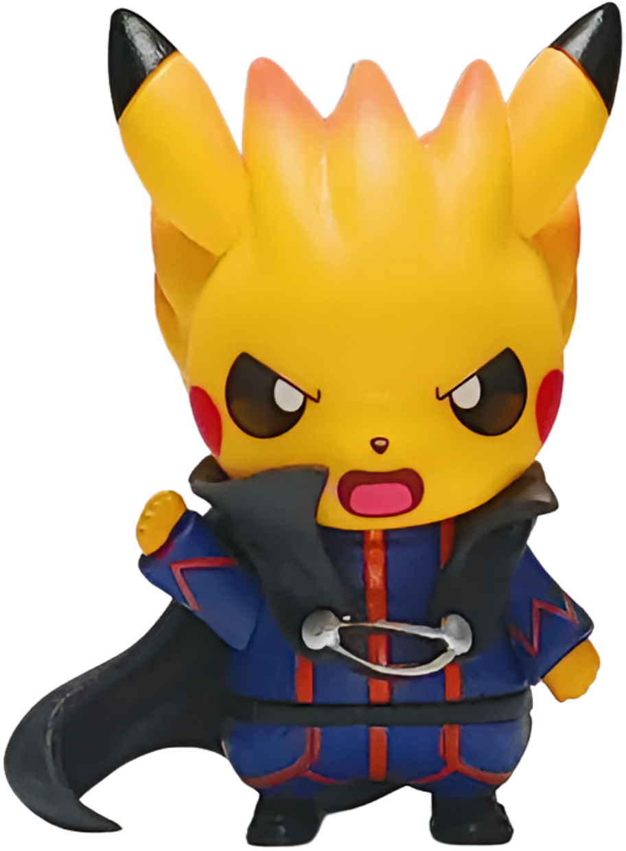 Pokémon Pikachu's Revenge Actiefiguren - Pikachu Villain - 7cm