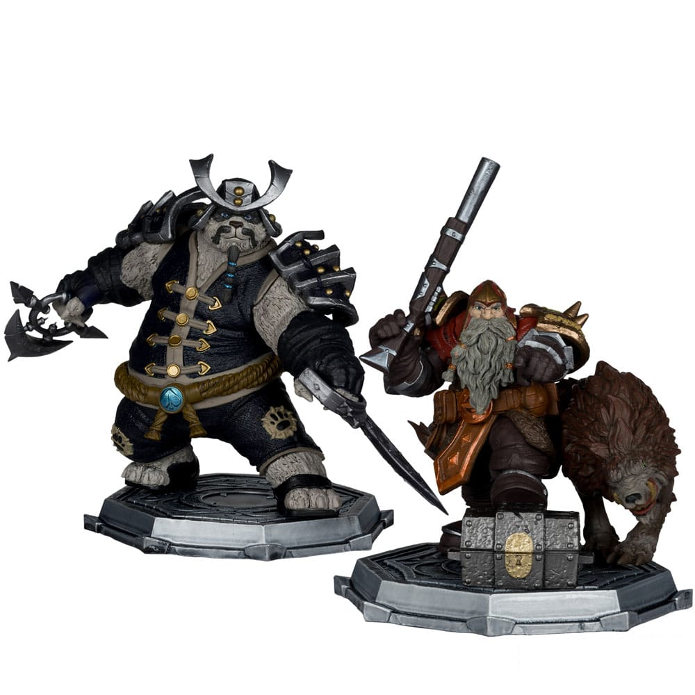 McFarlane Word of Warcraft PVC Statue Dwarf & Pandaren