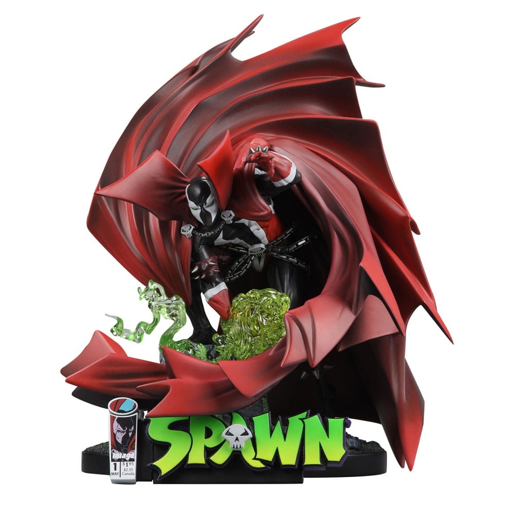 McFarlane Spawn Statue Black White & Red All Over