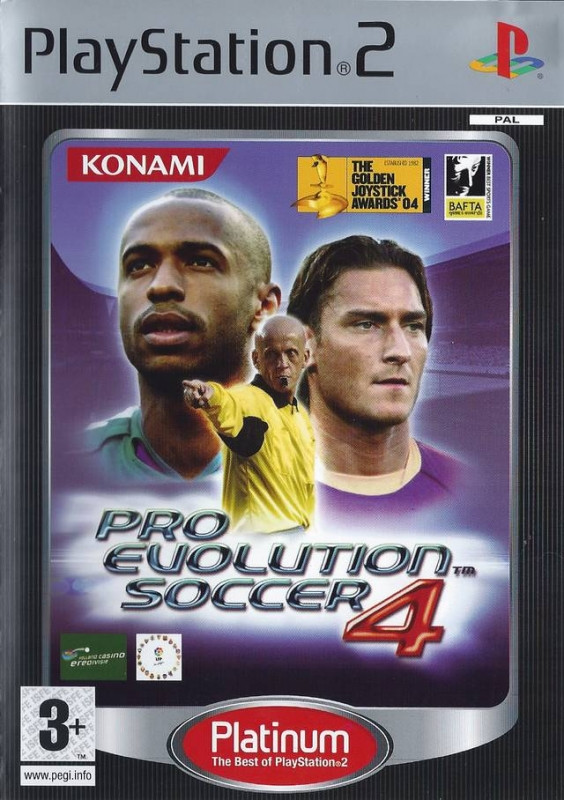 Konami Pro Evolution Soccer 4 (platinum)