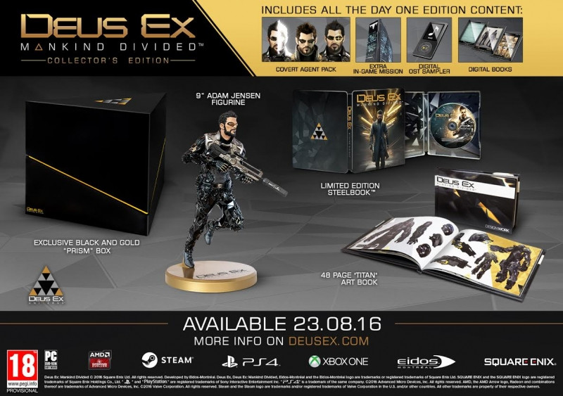 Square Enix Deus Ex Mankind Divided Collector's Edition