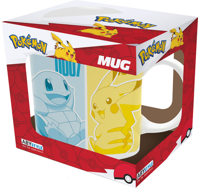 Abystyle Pokemon Mug - Pikachu & Kanto Starters