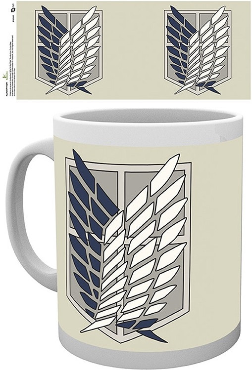 ABYstyle Tasse ATTACK ON TITAN - Mug - 320 ml - Badge