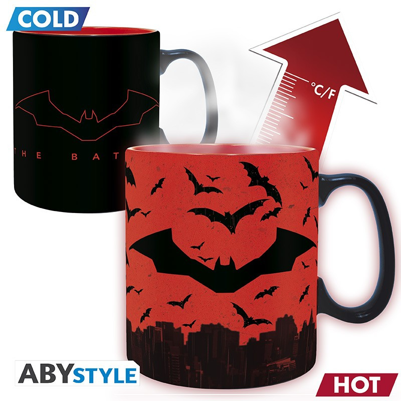 Abystyle The Batman - Heat Changing Mug (Logo)