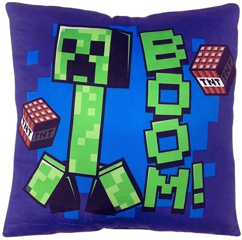 Mojang Minecraft Cushion - Creeper & TNT