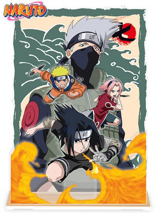 Abystyle Naruto Acryl Diorama - Team 7