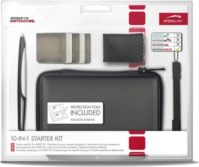 10-in-1 Starter Kit for Nintendo 3DS XL