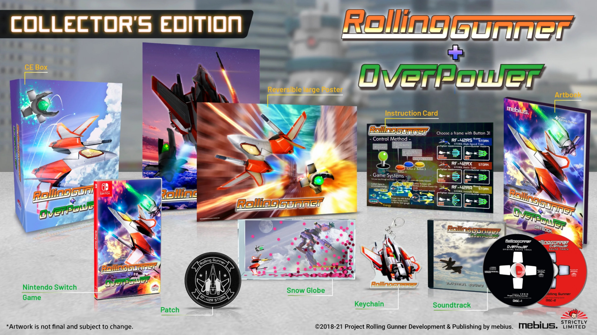 Strictly Limited Games Rolling Gunner + Overpower Collector's Edition