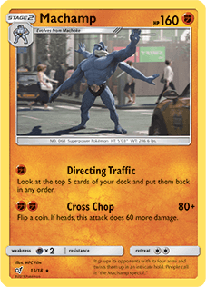 Pokémon Machamp - 13/18 - Holo Rare  - Detective Pikachu Series