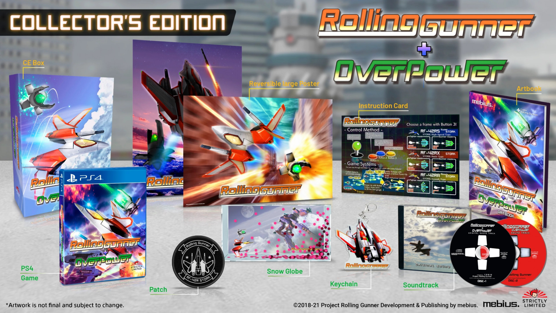 Strictly Limited Games Rolling Gunner + Overpower Collector's Edition