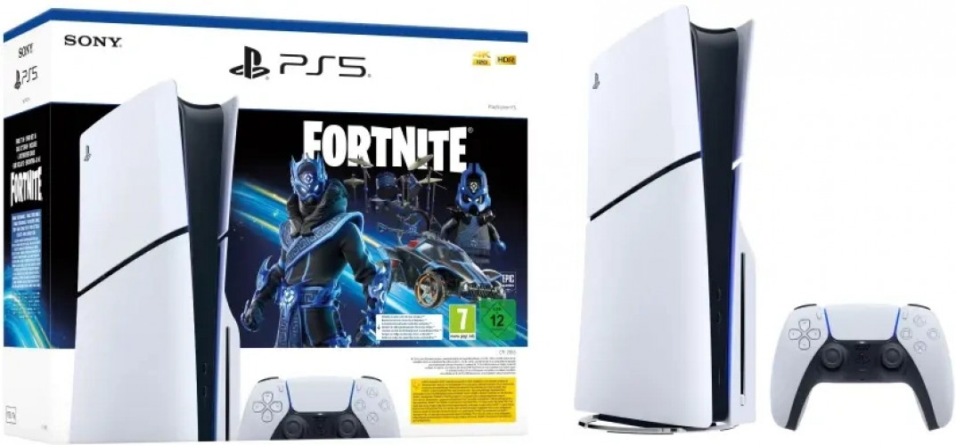 Sony Computer Entertainment PlayStation 5 Disc Edition + Fortnite Cobalt Star Bundle (SLIM VERSION)