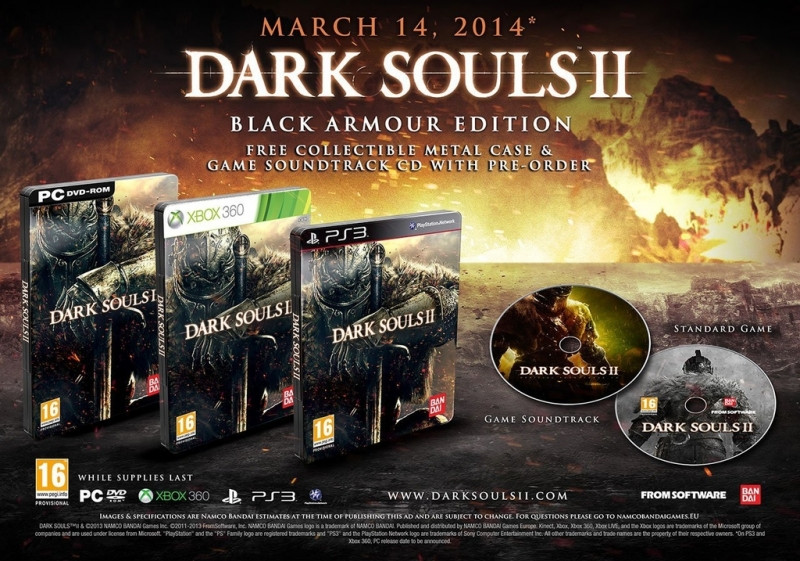 Bandai Namco Dark Souls 2 Black Armour Edition