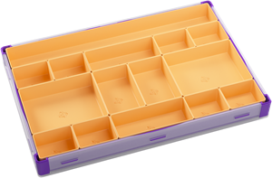 GameGenic Token Silo XL Purple & Orange