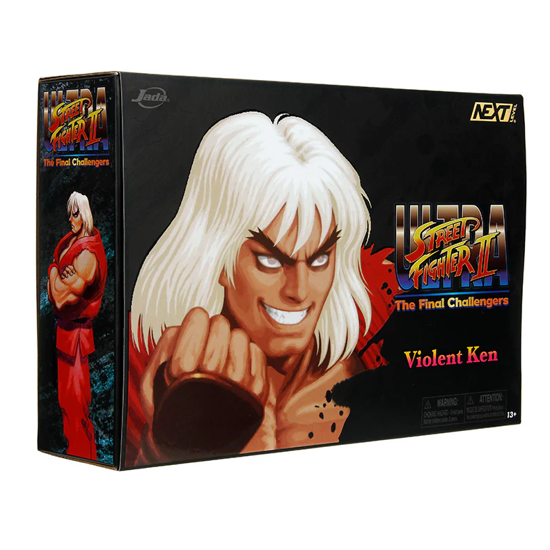 Jada Toys Ultra Street Fighter II Violent Ken Deluxe