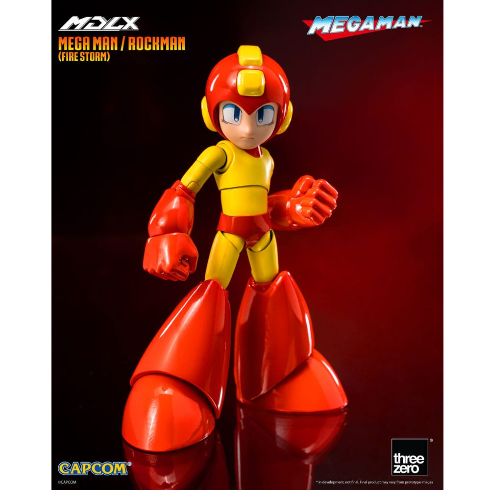 Threezero MDLX Mega Man (Fire Storm)
