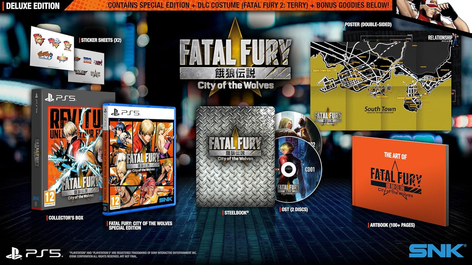SNK Fatal Fury: City of the Wolves: Deluxe Edition