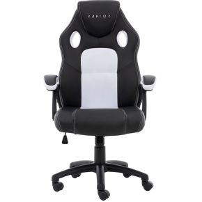 Raptor Gaming RG-GS-40 Gaming leunstoel Gecapitonneerde zitting Zwart, Wit