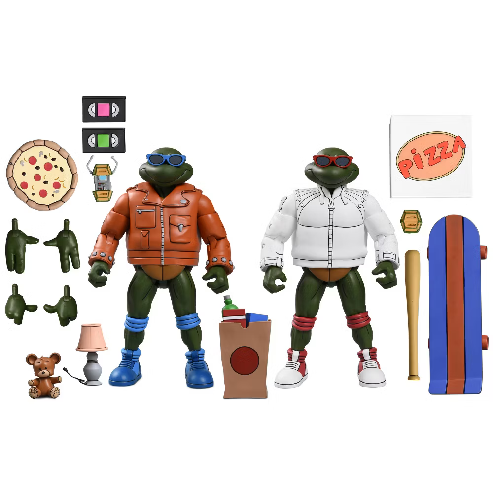 NECA TMNT Punk Leonardo & Punk Raphael
