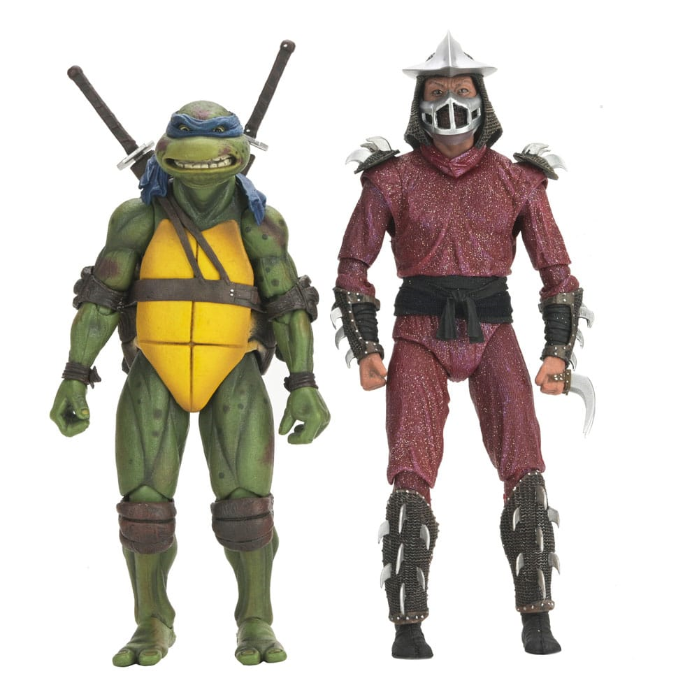 NECA TMNT Leonardo vs. Shredder