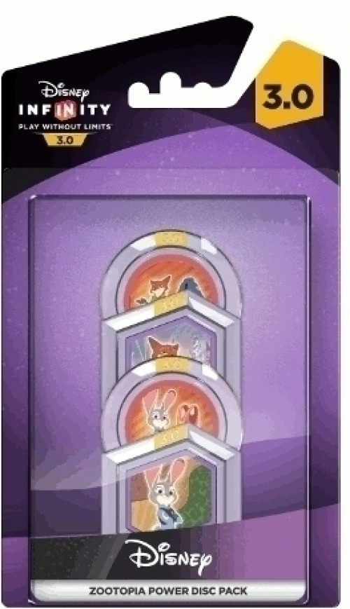 Disney Interactive Disney Infinity 3.0 Power Discs 4-Pack Zootropolis