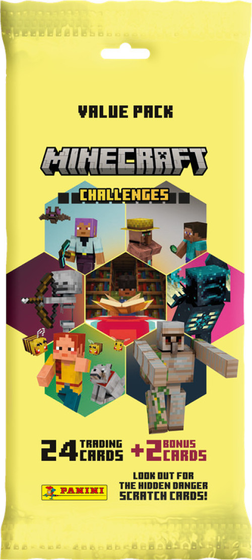 Panini Minecraft Trading Card Challenges Booster Fat Pack