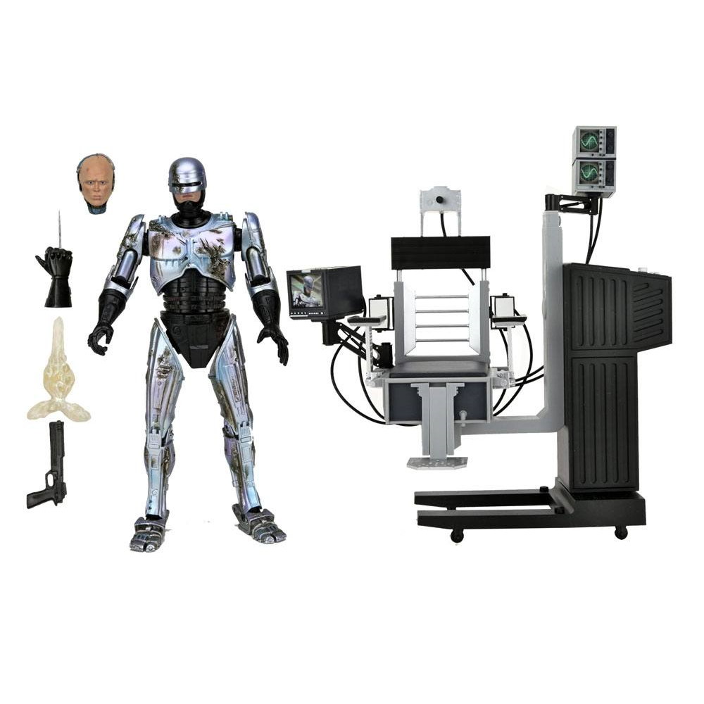 NECA Battle Damaged RoboCop with Chair