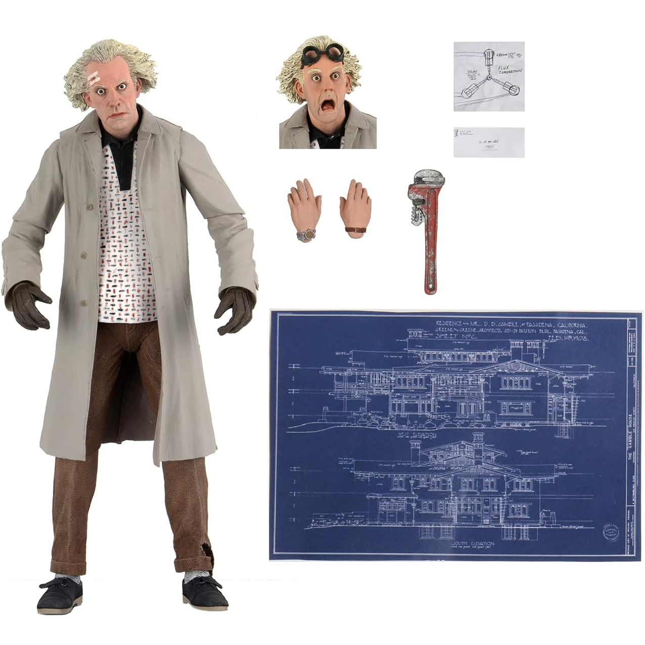 NECA Back to the Future Ultimate Doc Brown