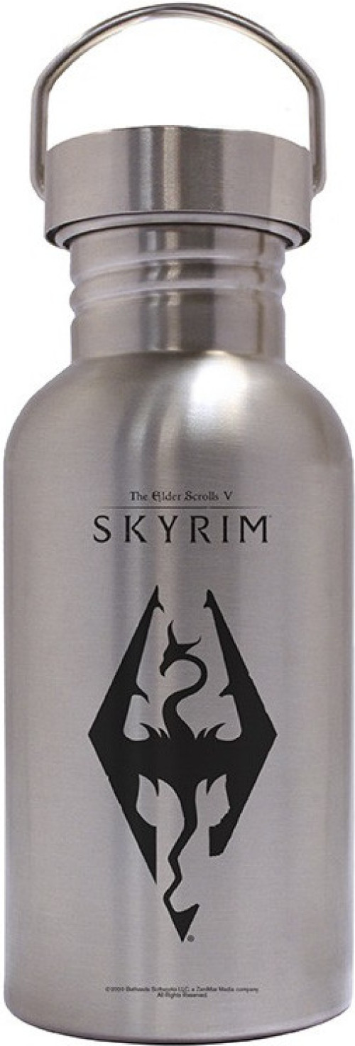 GB Eye Skyrim Steel Canteen Bottle - Seal of Akatosh