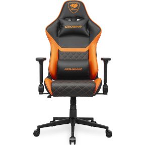 Cougar Gaming Armor One V2 Gestoffeerde gevoerde zitting Zwart, Oranje