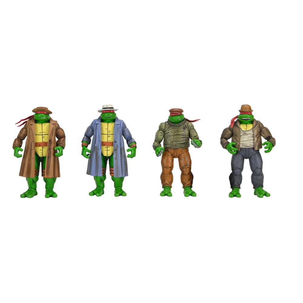 NECA TMNT Gangster Turtles 4-pack