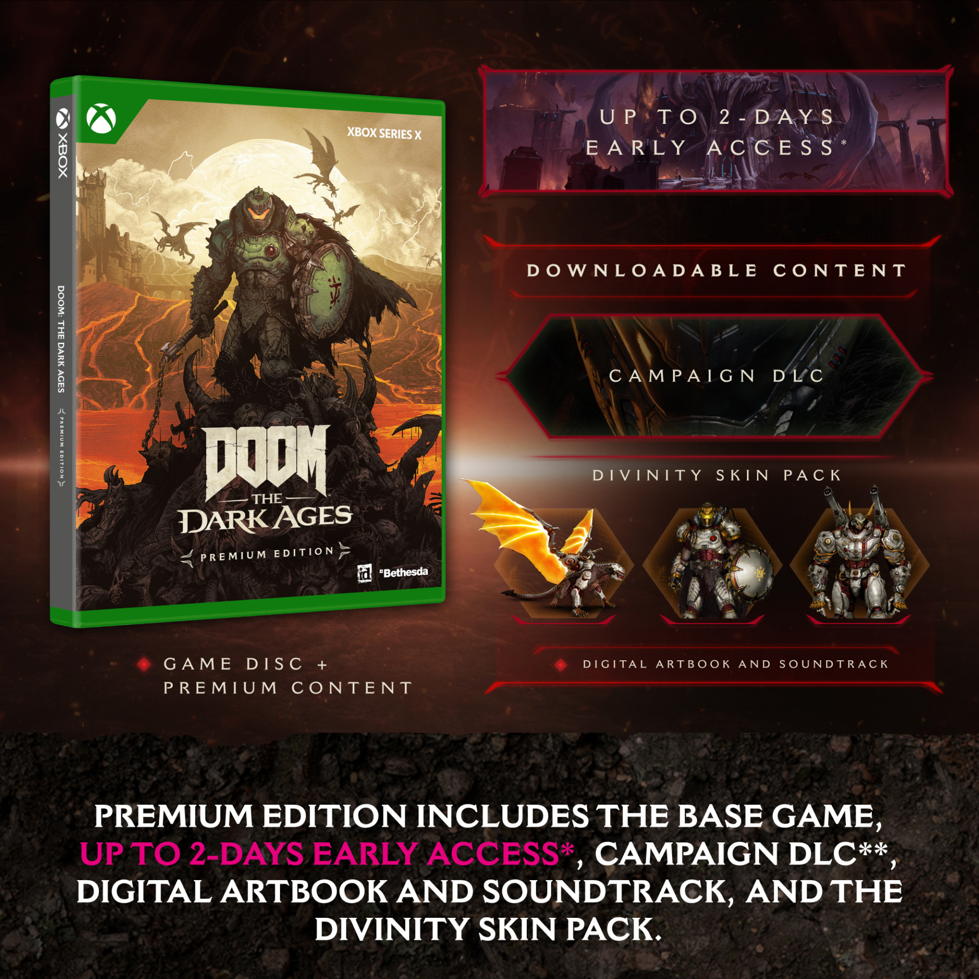 Bethesda Doom The Dark Ages Premium Edition