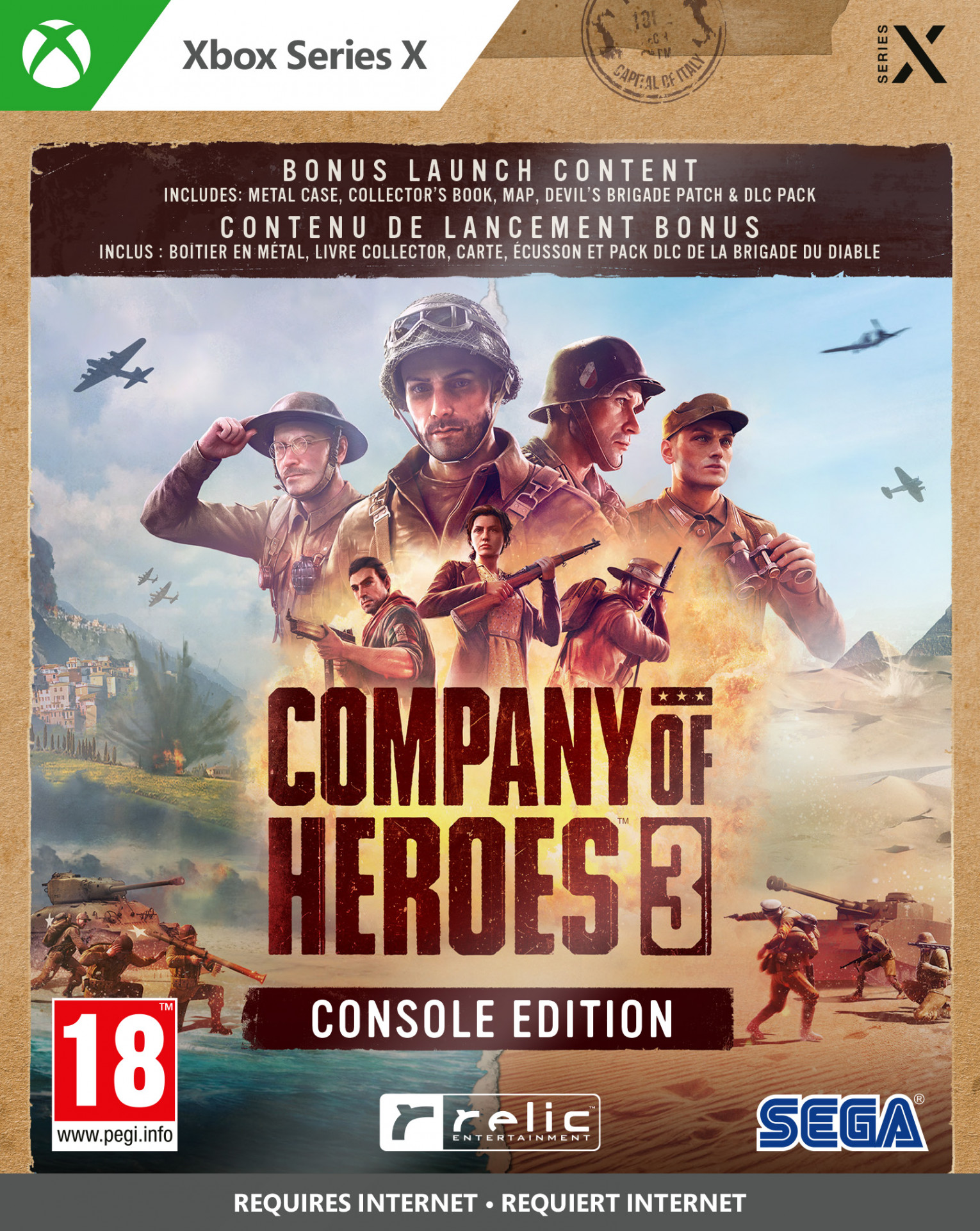 SEGA Company of Heroes 3 - Metalcase Edition