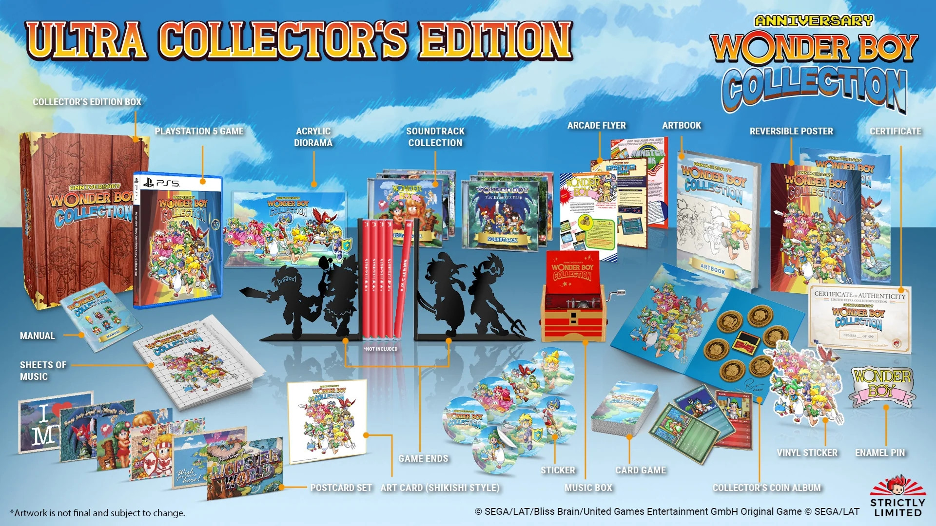 Strictly Limited Games Wonder Boy Anniversary Collection Ultra Collector's Edition