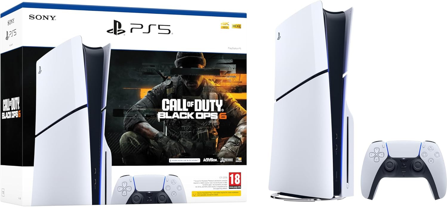 Sony Computer Entertainment PlayStation 5 Disc Edition + Call of Duty: Black Ops 6 Bundle (SLIM VERSION)